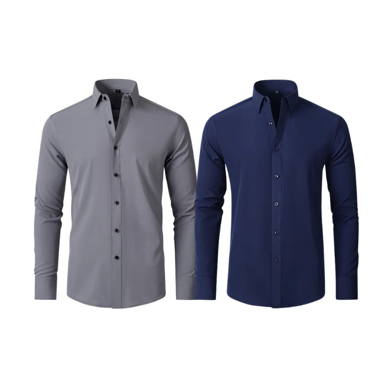 [COMPRÁ 1 Y LLEVATE 2] Camisa Executive Platinum + Reloj de Regalo