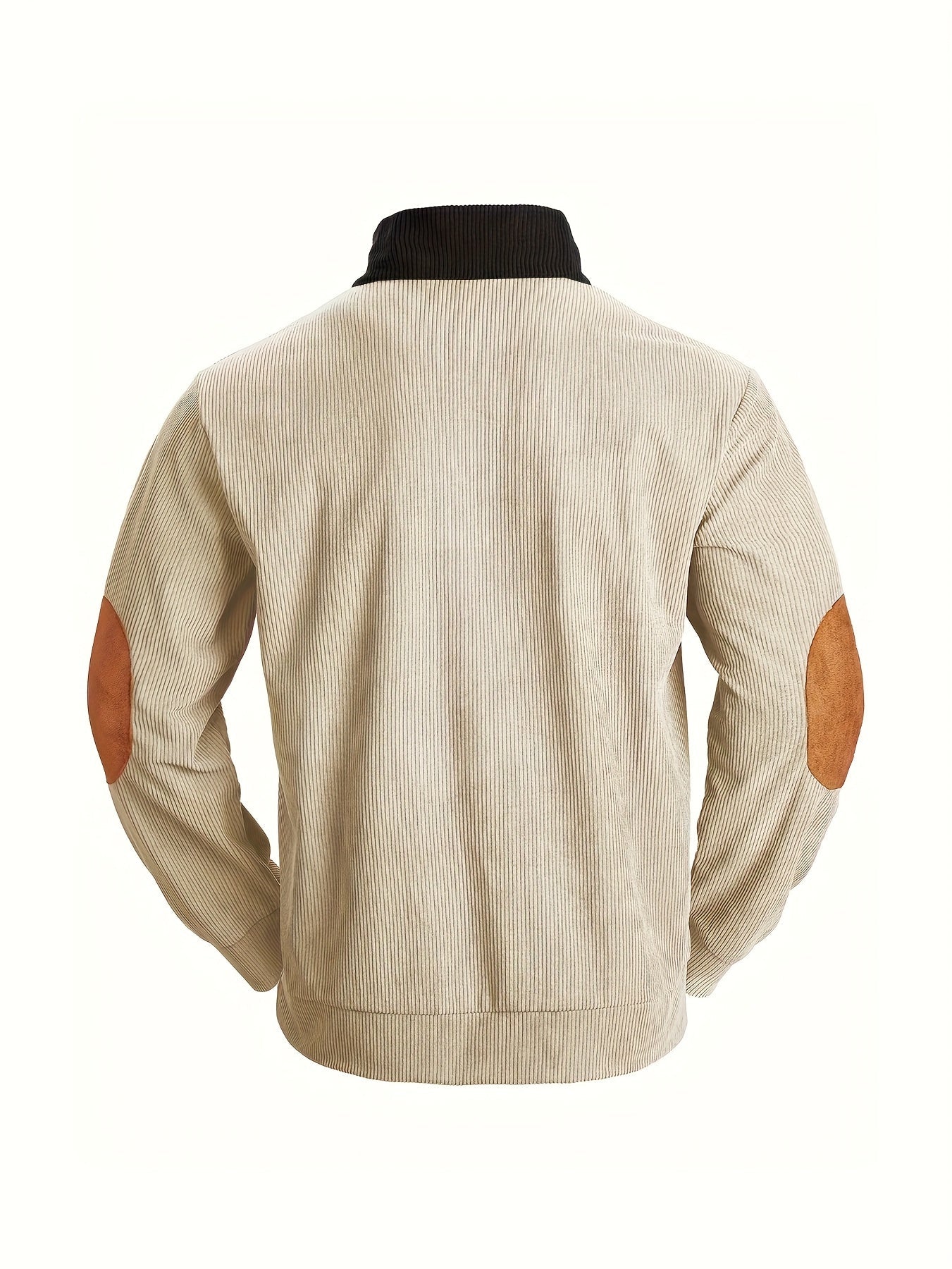 Pulóver Highland Moss · Pana Acanalada con Refuerzos de Gamuza