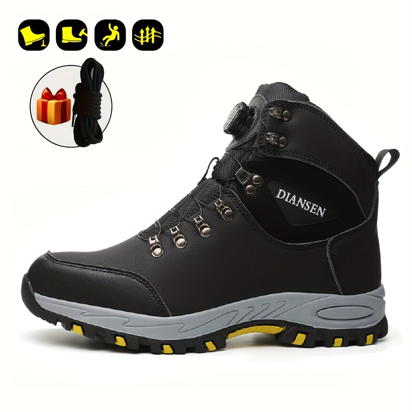 Bota Titan Armor Pro | Casco de Acero Indestructible y Protección Anti-Perforación