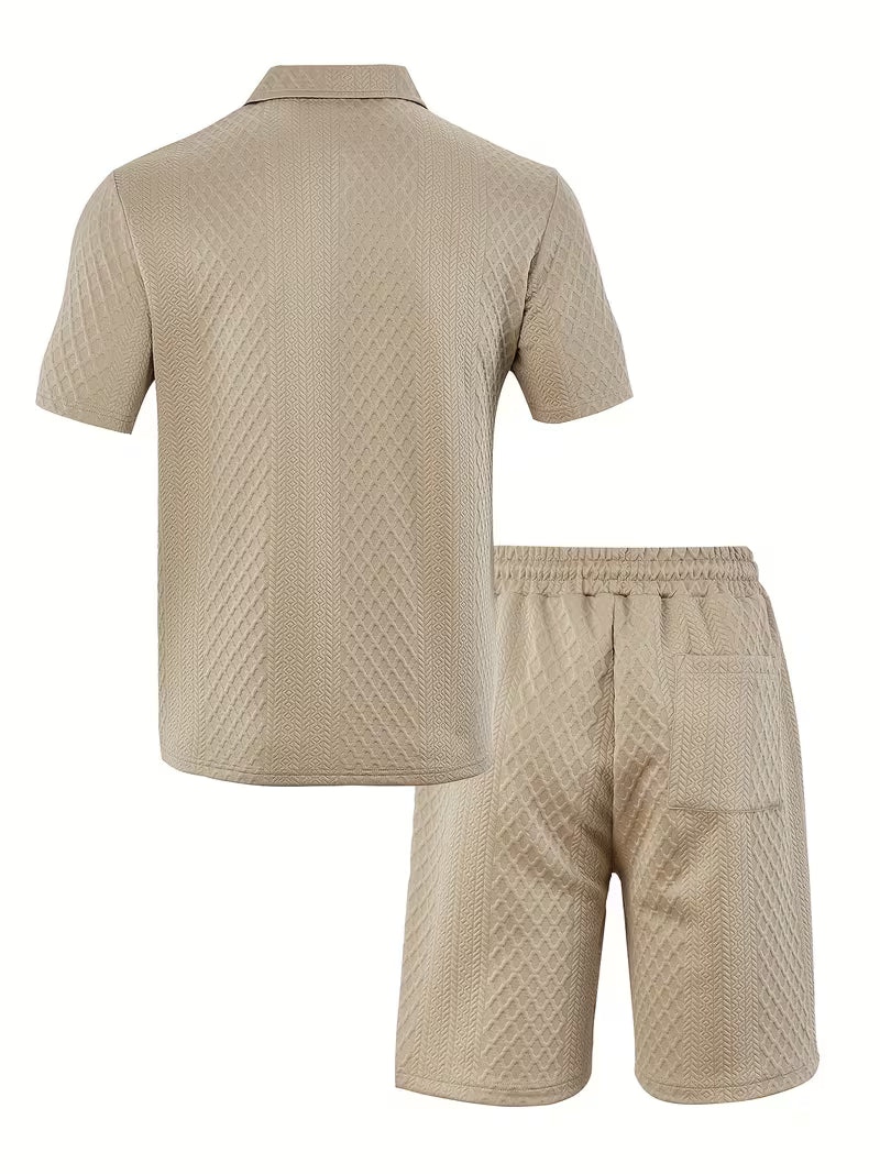 Conjunto Riviera Elite | Textura Premium 3D y Frescura Absoluta en Verano