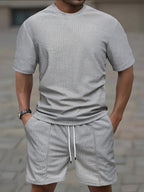 [BUY 1 GET 1 FREE] Oslo Premium Shirt & Shorts Set