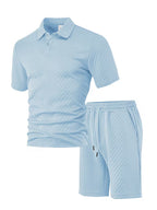 Conjunto Riviera Elite | Textura Premium 3D y Frescura Absoluta en Verano
