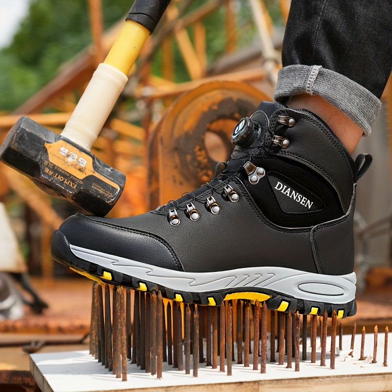 Bota Titan Armor Pro | Casco de Acero Indestructible y Protección Anti-Perforación