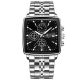 Silver with Black